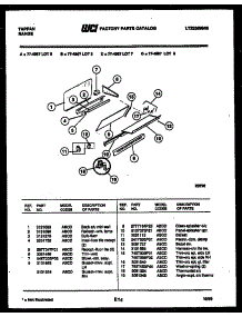 11 - Splasher Control parts for Frigidaire Range 77-4957-23-05 from AppliancePartsPros.com