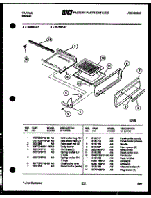 05 - Broiler Drawer Parts parts for Frigidaire Range 72-7657-66-07 from AppliancePartsPros.com