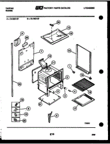 09 - Lower Body Parts parts for Frigidaire Range 72-7657-00-07 from AppliancePartsPros.com