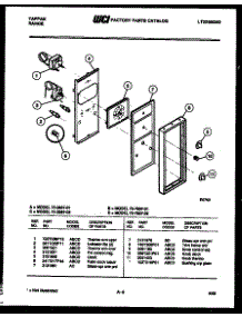 06 - Control Panel parts for Frigidaire Range 72-7657-23-01 from AppliancePartsPros.com