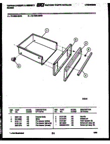 04 - Drawer Parts parts for Frigidaire Range 72-7989-00-03 from AppliancePartsPros.com