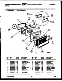 05 - Lower Oven Door Parts parts for Frigidaire Range 72-7989-00-03 from AppliancePartsPros.com