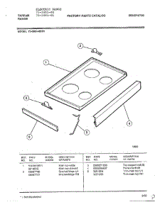 Electric Range Page 3 parts for Tappan Range 73-3951-01 from AppliancePartsPros.com
