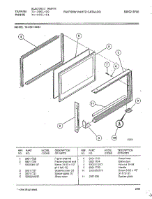 Electric Range Page 6 parts for Tappan Range 73-3951-01 from AppliancePartsPros.com