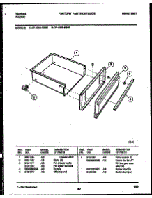 06 - Drawer Parts parts for Frigidaire Range 77-4950-00-03 from AppliancePartsPros.com