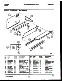 07 - Splasher Control parts for Frigidaire Range 77-4950-00-03 from AppliancePartsPros.com