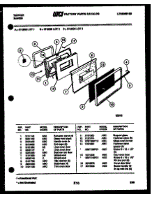 05 - Door Parts parts for Frigidaire Range 37-2538-23-03 from AppliancePartsPros.com