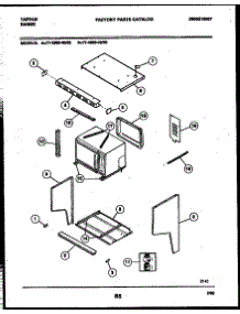 09 - Upper Body Parts parts for Frigidaire Range 77-4950-23-02 from AppliancePartsPros.com