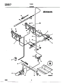 04 - Burner parts for Frigidaire Range 72-3651-00-08 from AppliancePartsPros.com