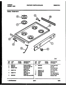 03 - Cooktop Parts parts for Frigidaire Range 72-3657-66-13 from AppliancePartsPros.com