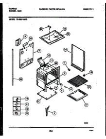 09 - Lower Body Parts parts for Frigidaire Range 72-3657-66-13 from AppliancePartsPros.com