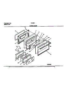 08 - Lower Door parts for Frigidaire Range 72-3981-00-08 from AppliancePartsPros.com