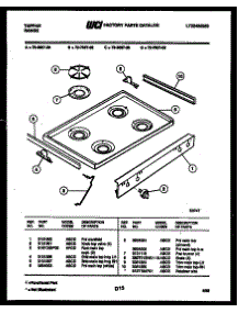 03 - Cooktop Parts parts for Frigidaire Range 72-7657-66-05 from AppliancePartsPros.com