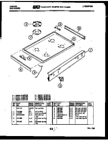 03 - Cooktop Parts parts for Frigidaire Range 72-7977-00-01 from AppliancePartsPros.com