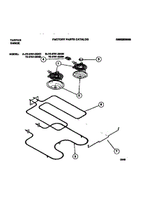 07 - Elements parts for Frigidaire Range 73-3751-23-03 from AppliancePartsPros.com