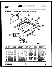 03 - Splasher Control parts for Frigidaire Range 73-3757-23-04 from AppliancePartsPros.com