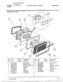 Electric Range Page 7 parts for Tappan Range 73-3951-00 from AppliancePartsPros.com