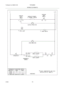 10 - Wiring Schematic parts for Tappan Range TEF303BWC from AppliancePartsPros.com