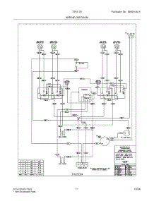 11 - Wiring Diagram parts for Tappan Range TEF317BUD from AppliancePartsPros.com