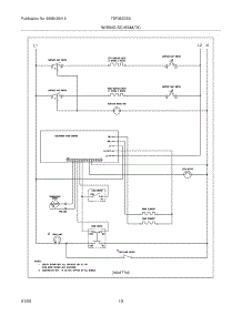 10 - Wiring Schematic parts for Tappan Range TEF350DSA from AppliancePartsPros.com