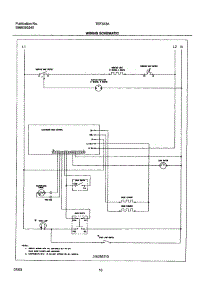 10 - Wiring Schematic parts for Tappan Range TEF353AQE from AppliancePartsPros.com