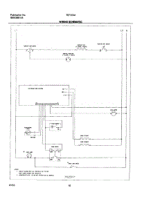 10 - Wiring Schematic parts for Tappan Range TEF353AWD from AppliancePartsPros.com