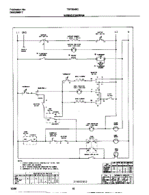 06 - Wiring Diagram parts for Frigidaire Range TEF354BCWC from AppliancePartsPros.com