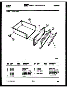 05 - Drawer Parts parts for Frigidaire Range 31-4968-08-05 from AppliancePartsPros.com