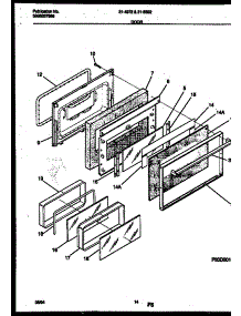 08 - Door Parts parts for Frigidaire Range 31-4972-00-02 from AppliancePartsPros.com