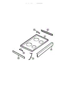 06 - Top & Related Parts parts for Frigidaire Range 31-4968-18-02 from AppliancePartsPros.com