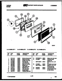 03 - Door Parts parts for Frigidaire Range 31-6538-23-02 from AppliancePartsPros.com