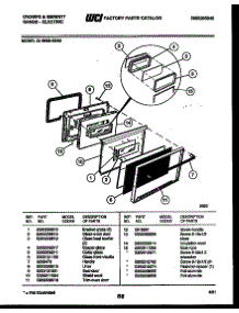 03 - Door Parts parts for Frigidaire Range 31-6969-00-02 from AppliancePartsPros.com