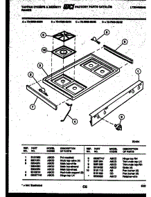 03 - Cooktop Parts parts for Frigidaire Range 72-7989-00-01 from AppliancePartsPros.com