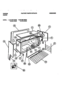 08 - Boody parts for Frigidaire Range 73-3751-00-03 from AppliancePartsPros.com