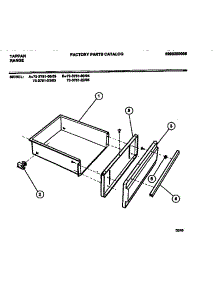 10 - Drawer parts for Frigidaire Range 73-3751-00-03 from AppliancePartsPros.com