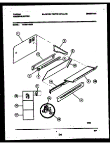 04 - Splasher Control parts for Frigidaire Range 73-3951-00-03 from AppliancePartsPros.com