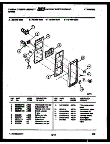 08 - Control Panel parts for Frigidaire Range 72-7989-00-01 from AppliancePartsPros.com