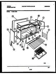 07 - Upper Body Parts parts for Frigidaire Range 73-3951-00-03 from AppliancePartsPros.com