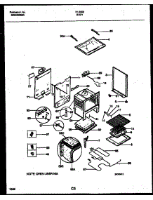 08 - Upper Body Parts parts for Frigidaire Range 73-3751-66-02 from AppliancePartsPros.com