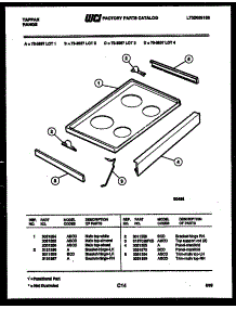 03 - Cooktop Parts parts for Frigidaire Range 73-3957-23-02 from AppliancePartsPros.com