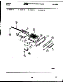 07 - Broiler Drawer Parts parts for Frigidaire Range 76-4667-00-01 from AppliancePartsPros.com