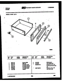 06 - Drawer Parts parts for Frigidaire Range 77-4957-00-09 from AppliancePartsPros.com