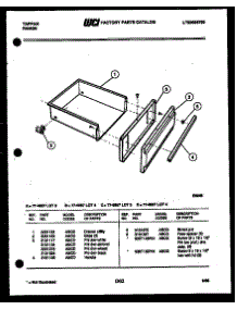 06 - Drawer Parts parts for Frigidaire Range 77-8957-00-03 from AppliancePartsPros.com