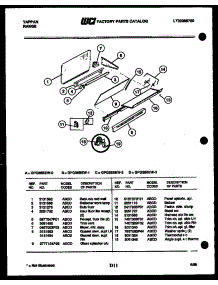 11 - Splasher Control parts for Frigidaire Range 77-8957-00-03 from AppliancePartsPros.com