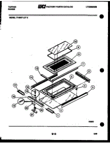 08 - Top Door Parts parts for Frigidaire Range 77-8957-66-05 from AppliancePartsPros.com