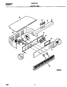 02 - Control Panel parts for Frigidaire Oven TEB500CCB4 from AppliancePartsPros.com