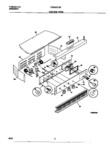 02 - Control Panel parts for Frigidaire Oven TEB555CCB3 from AppliancePartsPros.com