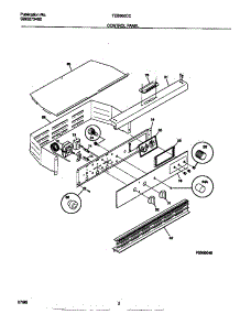 02 - Control Panel parts for Frigidaire Oven TEB500CCBA from AppliancePartsPros.com