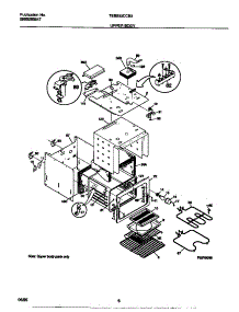 04 - Upper Body parts for Frigidaire Oven TEB555CCB3 from AppliancePartsPros.com