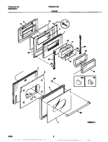 05 - Doors parts for Frigidaire Oven TEB555CCB3 from AppliancePartsPros.com